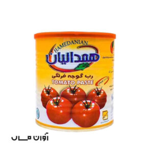 رب گوجه فرنگی همدانیان قوطی 800 گرمی کارتن 12 تایی