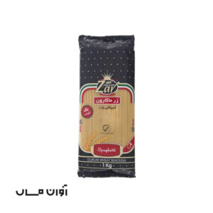 ماکارونی 1000 گرم زر ماکارون با قطر 1.5 در کارتن 30 عددی