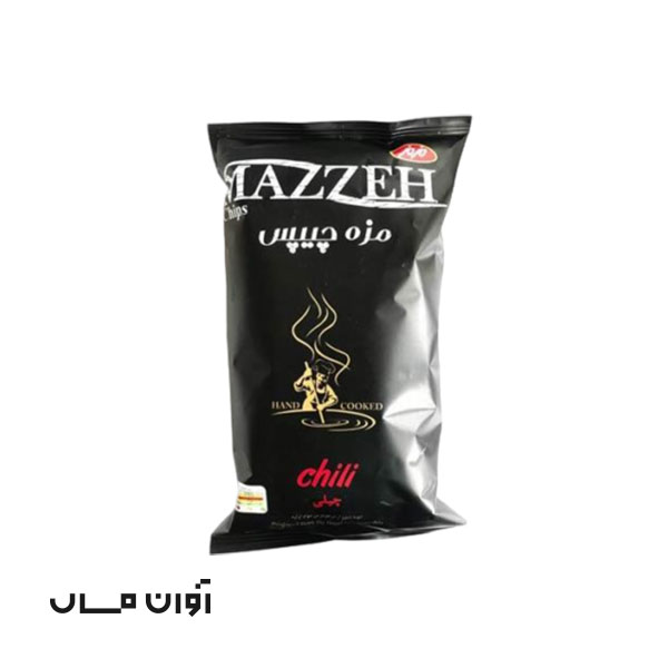 مزه چیپس چیلی کوچک مزمز در کارتن 40 عددی