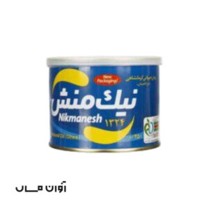 روغن حیوانی نیک منش 450 گرمی آبی رنگ گاوی