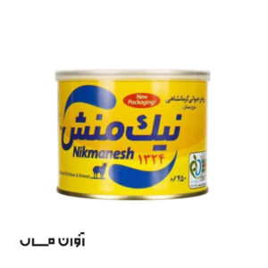 روغن حیوانی نیک منش 450 گرمی زرد رنگ گاوی و گوسفندی