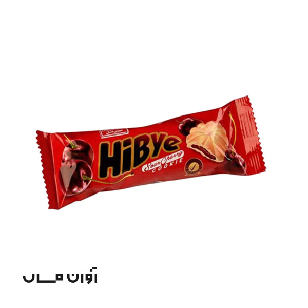 کوکی آلبالویی HiBye 40 گرمی شیرین عسل در بسته 90 عددی