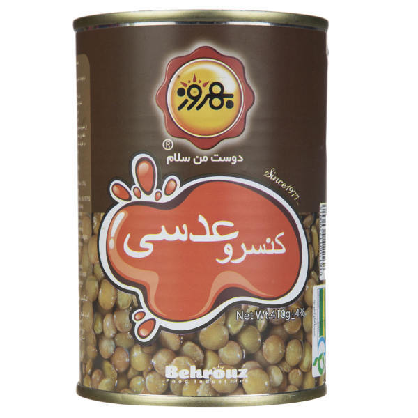 Canned lentils behrooz