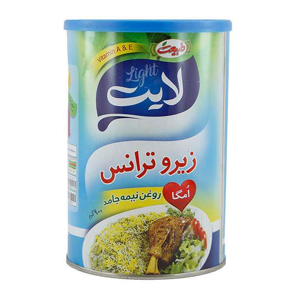 عکس شاخص،روغن جامد زیرو ترانس ویتامینه لایت 10.8 کیلوگرمی طبیعت در کارتن 12 عددی