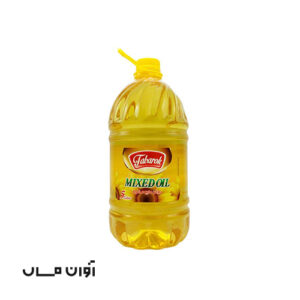 روغن مایع 5 لیتری تبرک در بسته بندی 3 عددی