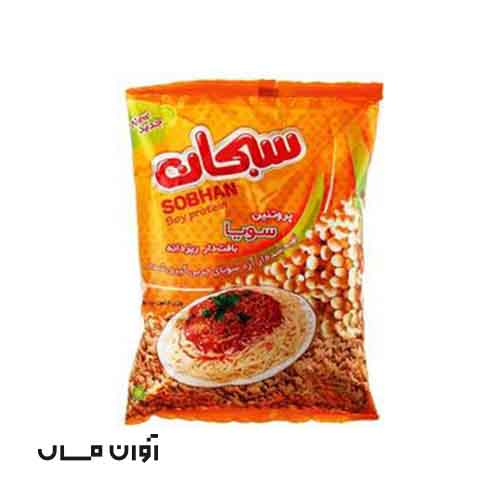 سویا ریز سبحان 250 گرمی در بسته بندی 24 عددی