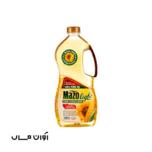 روغن آفتابگردان و ذرت 1/8 شفاف مازو لایت در بسته بندی 6 عددی