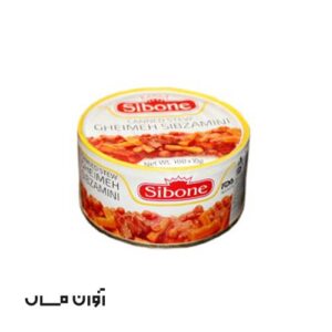 کنسرو خورش قیمه سیبون کوچک 180 گرمی در بسته بندی 24 عددی