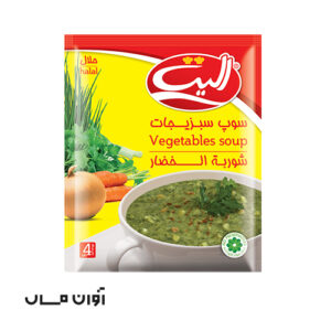 سوپ سبزیجات نیمه آماده الیت 65 گرمی در بسته بندی 12 عددی