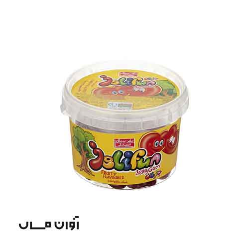 پاستیل شیرین عسل سطلی 300 گرمی در بسته بندی 12 عددی