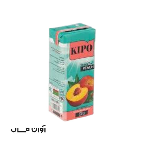 آبمیوه کیپو 200 سی سی با طعم هلو در بسته بندی 36 عددی