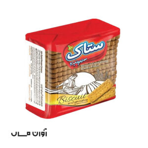 بیسکویت خوشه ساده ستاک 180 گرمی در بسته بندی 24 عددی