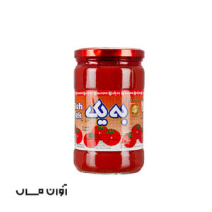 رب گوجه فرنگی به یک شیشه ای 1/2 کیلوگرم در بسته بندی 6 عددی