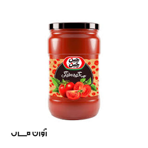 رب گوجه فرنگی چین چین شیشه ای 700 گرم در بسته بندی 12 عددی