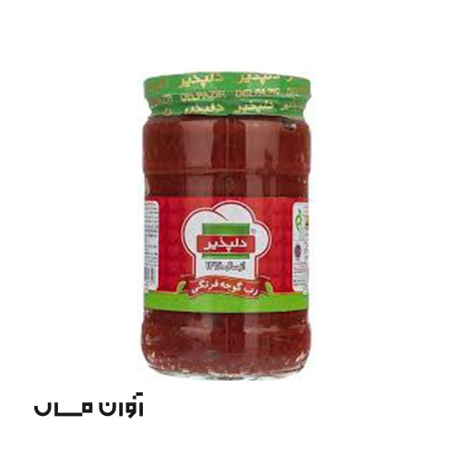 رب گوجه فرنگی شیشه ای دلپذیر 680 گرمی در بسته بندی 12 عددی