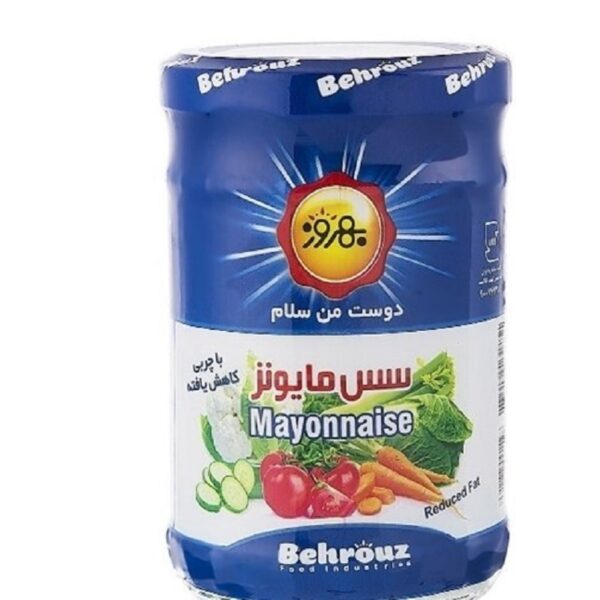 سس مایونز 240 گرمی بهروز در بسته بندی 24 عددی