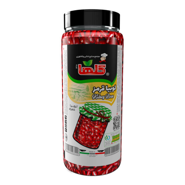 لوبیا قرمز - 500 گرم(پت) - 4 شیرینگ 6 تایی کارتن 24 تایی