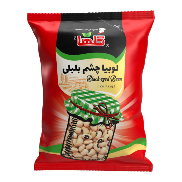 لوبیا چشم بلبلی - 400 گرم(سلفون) - کارتن 20 تایی