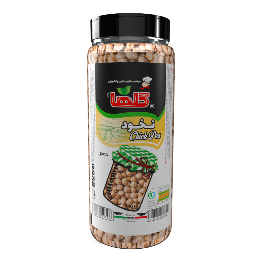 نخود - 500 گرم(پت) - 4 شیرینگ 6 تایی کارتن 24 تایی