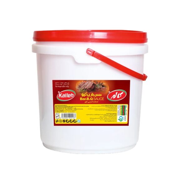 سس باربیکیو سطل 9کیلویی  کاله   در بسته  1  عددی