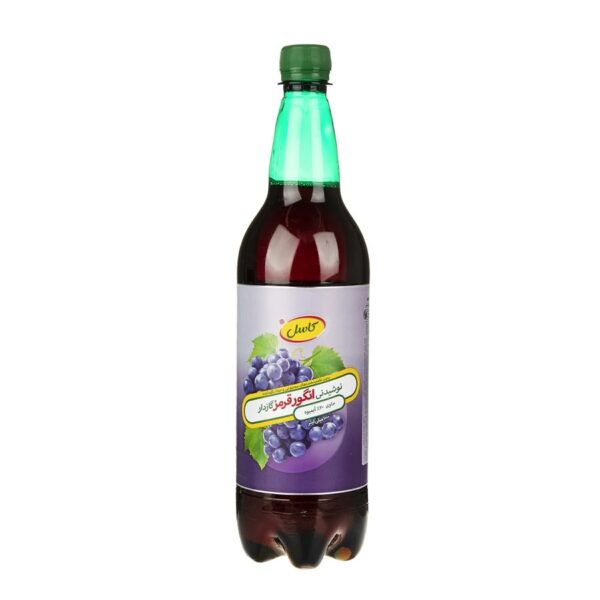نوشیدنی انگورقرمز گازدار پت یک لیتری کاسل در بسته 6 عددی- - عمده فروشی آوان مال
