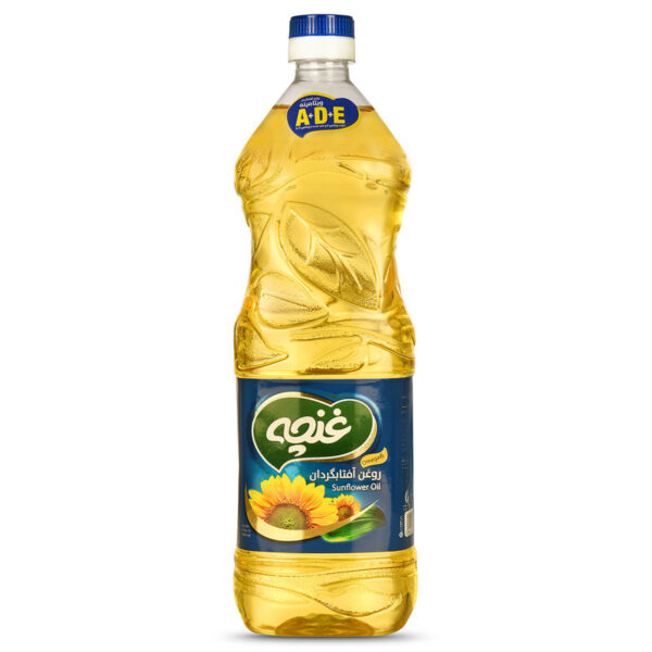 روغن مایع 1 لیتری غنچه ویتامینه در بسته 12 عددی